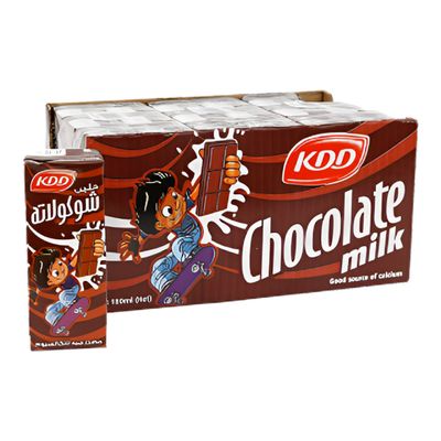 KDD chocolate milk carton 180 ml x 18