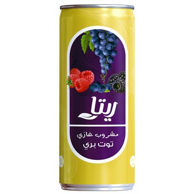 ريتا مشروب غازي فوار توت بري علب 240 مل