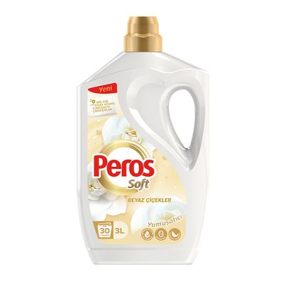 Perus Fabric Softener And Freshener White Flower Scent 3 L