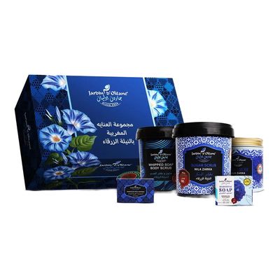 Jardin D'oleane Moroccan Care Set With Blue Indigo - 7 Pieces