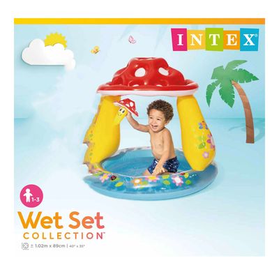Intex mushroom shaped pool