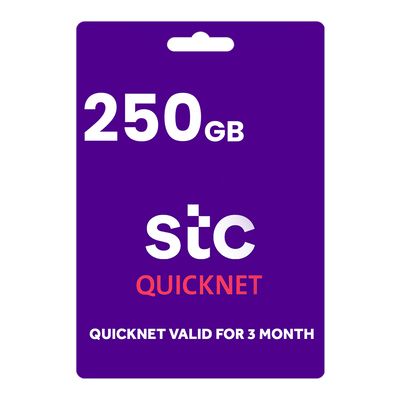 QuickNet 250 GB 3 Months
