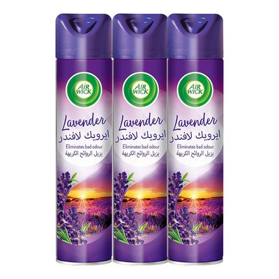 Air Wick Air Freshener Lavender 300 Ml 2 + 1 Free