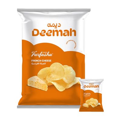 Deemah Farfasha French Cheese Potato Chips - 21g × 12