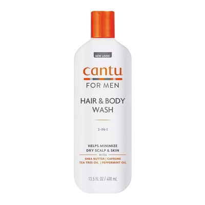  Cantu Hair & Body Wash 2in1 For Men Helps To Minimize Dry Scalp And Skin -400ml