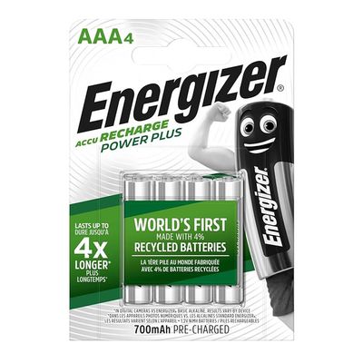Energizer Battery Power Plus AAA 4 Pieces