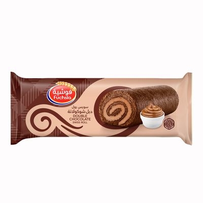 Fuchsia Swiss Roll Double Chocolate 60 G