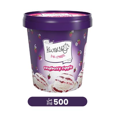 كواليتي آيس كريم مقلم بنكهة التوت 500 مل