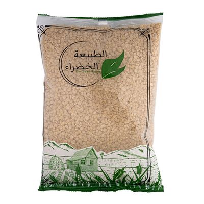 الطبيعة الخضراء ماش ابيض مجروش - 400 جرام