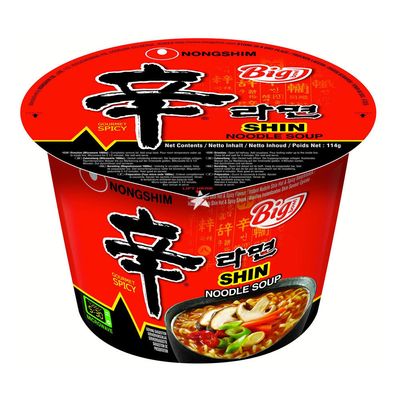 Nongshim Noodles Shin Ramyun Spicy Cup 114 g