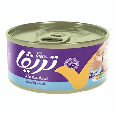 تريفا تونا خفيفة بالماء والملح - 140 جرام