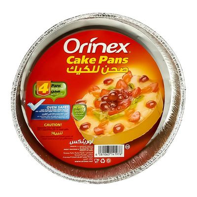 Orinex Cake Pans Oven Safe 4 Pieces