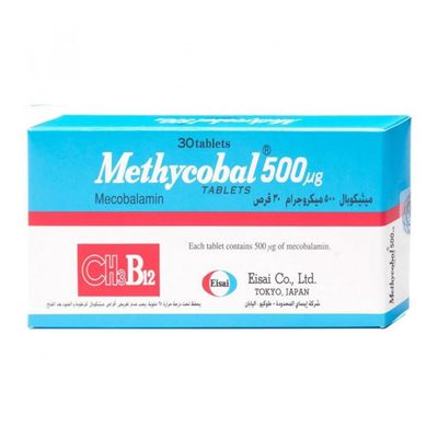 ميثيكوبال 500 ميكروجرام فيتامين ب12 - 30 قرص