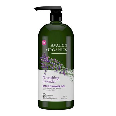 Avalon Organics Shower Gel With Lavender Extract That Nourishes The Skin -946ml