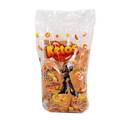 Ketos Corn Puffs Cheddar Cheese Flavor - 18g × 13