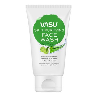 Vasu Skin Purifying Face Wash Enriched with Neem, Lemon, and Aloe Vera - 150ml