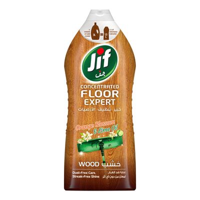Jif Floor Cleaner Wood With Orange Blossom And Lime Oil Scent 1500 ML
