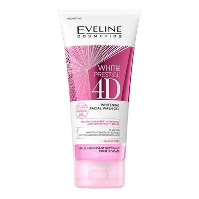 Eveline Cosmetics White Prestige 4D Whitening Facial Wash Gel - 200ml
