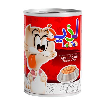 Latheeth Complete Pet Food for Adult Cats Chicken in Paté - 400g