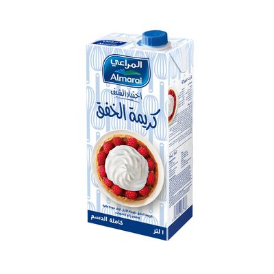 المراعي كريمة خفق طويلة الأجل كاملة الدسم 1 لتر