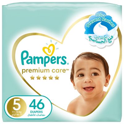 Pampers Diapers Premium Care size 5 XL 46 Pieces