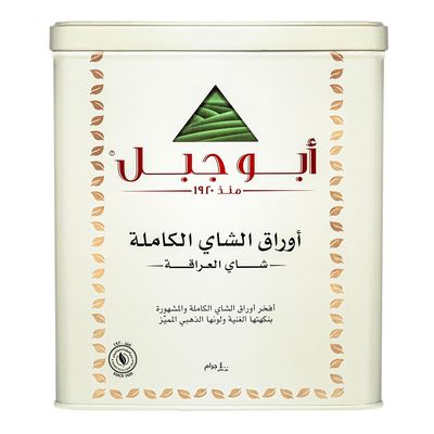 أبو جبل شاي العراقة أوراق كاملة 400 جرام