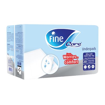 Fine Care Medical Pads For The Elderly 90 X 60 Cm 20 Pieces