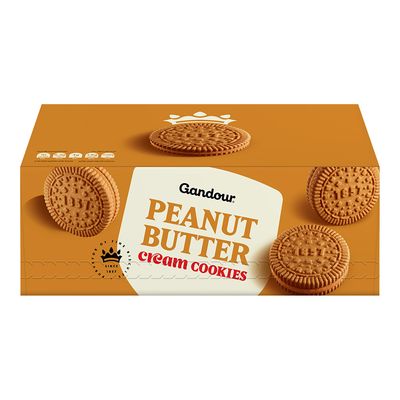 Gandour Cookies With Peanut Butter And Cream 38 G × 12 Box