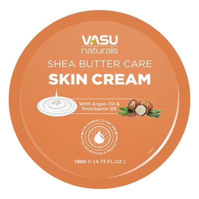 Vasu Naturals Shea Butter Care Skin Cream With Argan Oil and ProVitamin B5 - 140ml