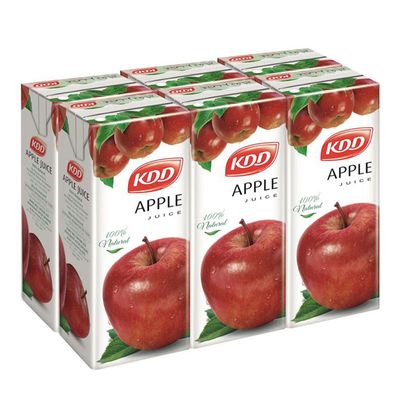 KDD Juice Apple 180 ML × 6