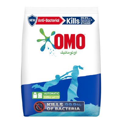 Omo Laundry Powder Detergent Anti Bacterial For Automatic Machines 2.25 KG