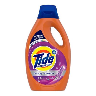 Tide Liquid Laundry Detergent Power Gel Touch of Downy Lavender Scent 2.8 L