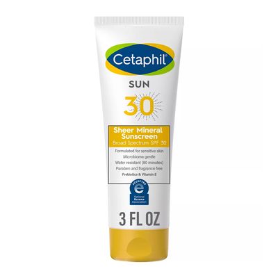 Cetaphil Sheer Mineral Sunscreen Broad Spectrum SPF 30 - 89ml