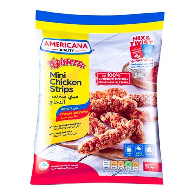 Americana Chicken Strips Mini Twisterz 750 G