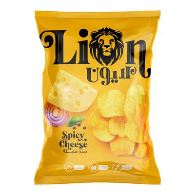 Lion Potato Chips Spicy Cheese Flavor - 40g