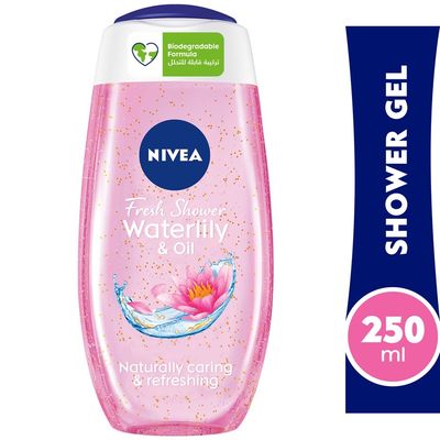 Nivea Shower Gel Care Oil Pearls and Waterlily Scent 250 ML