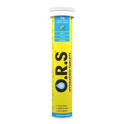 O.R.S Hydration Tablets Lemon Flavour - 24 Tablets