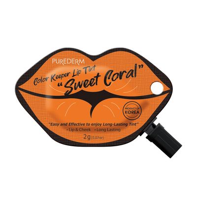 Purederm Color Keeper Lip & Cheek Tint - Sweet Coral - Orange - 2g