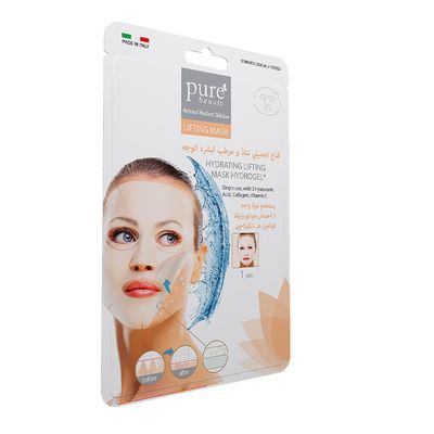 Pure Beauty Hydrating Hydrogel Lifting Facial Mask - 1 Piece