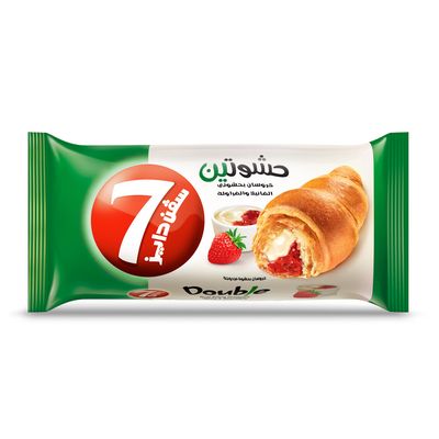 سفن دايز كرواسان بحشوة الفراولة والفانيلا 55 جرام