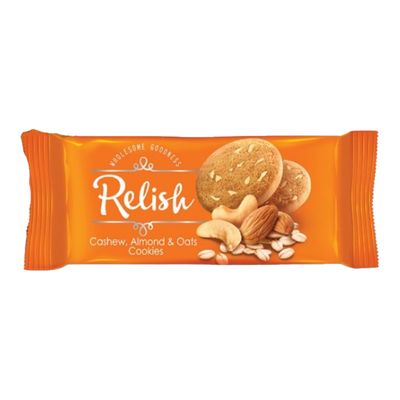 Relish Cookies With Cashews, Almonds and Oats - 42g