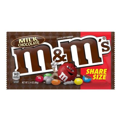  M&M's Milk Chocolate Candies Share Size (Imported)  - 89g