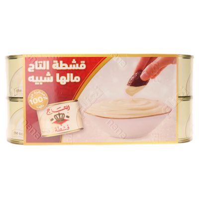 التاج قشطة أصلية 155 جرام × 6