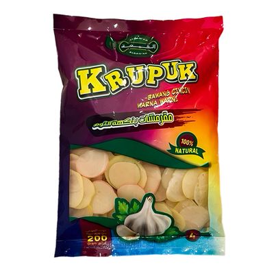 Algamah Snack Krupuk White Garlic Flavor 200 G