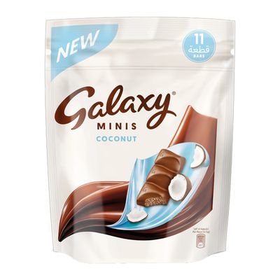 جالكسي شوكولاتة بجوز الهند ميني - 11 قطعة - 137.5 جرام 