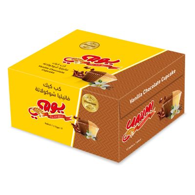 Yaumi Cupcake Vanilla & Chocolate 30 G × 12 