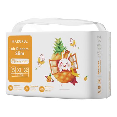 Makuku Air Diapers Slim Pants Size 5 32 Pieces