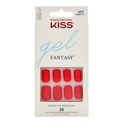 KISS - Gel Fantasy Collection - Press-On Gel Nails - Short Length No.60672- 28 Pieces 