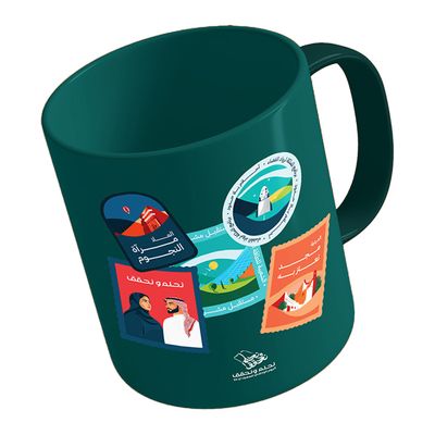 Mug With The Slogan We Dream And Achieve Green