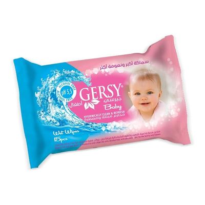 Gersy Baby Wet Wipes Alcohol-free - 15pcs